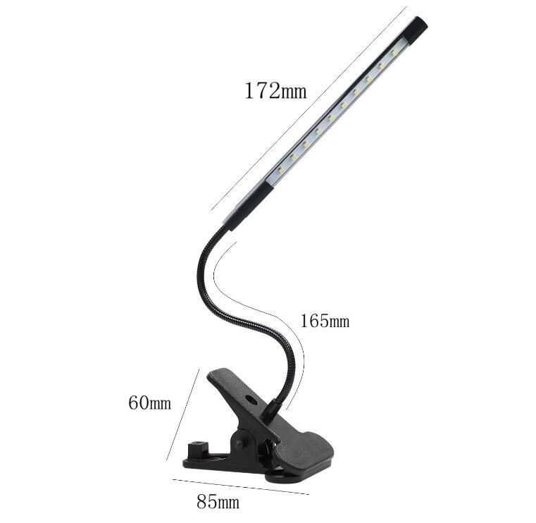 USB LED Desk Lamp and Bedside Light